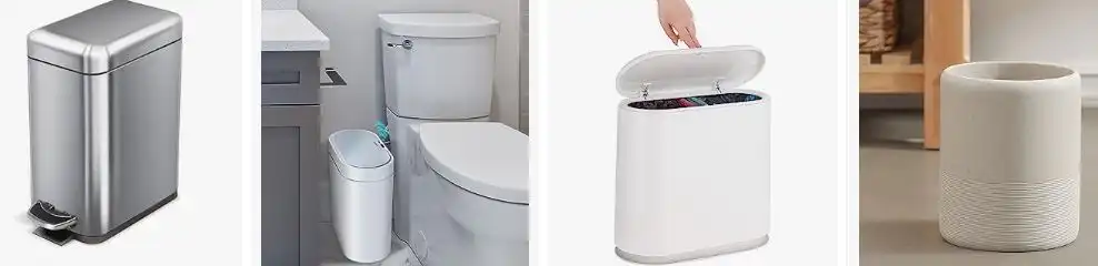 Bins for bathroom