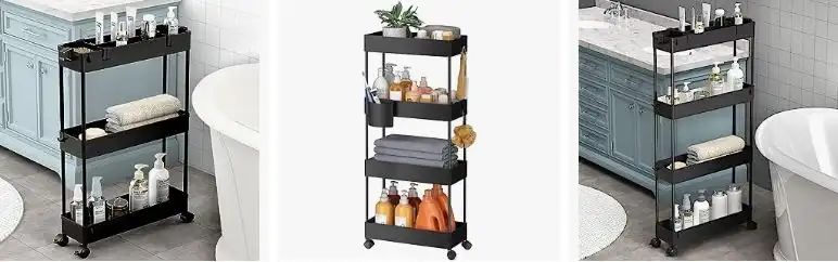 storage cart for bathroom