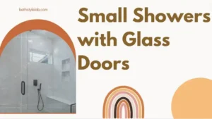 small showers with glass door