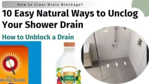 Natural Ways to Unclog Your Shower Drain