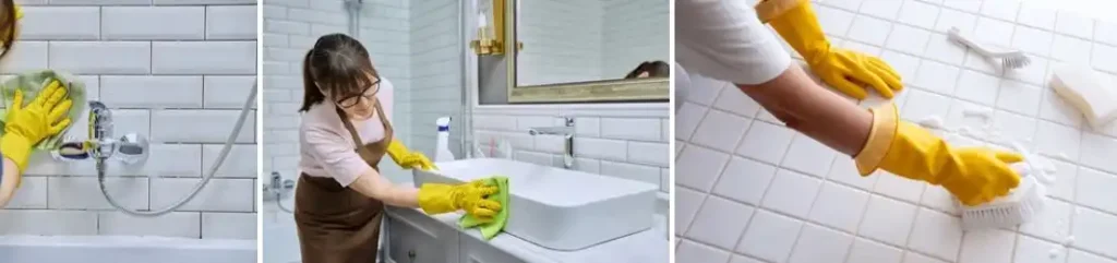 bathroom deep cleaning