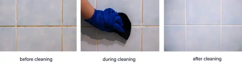 bathroom tile cleaning 