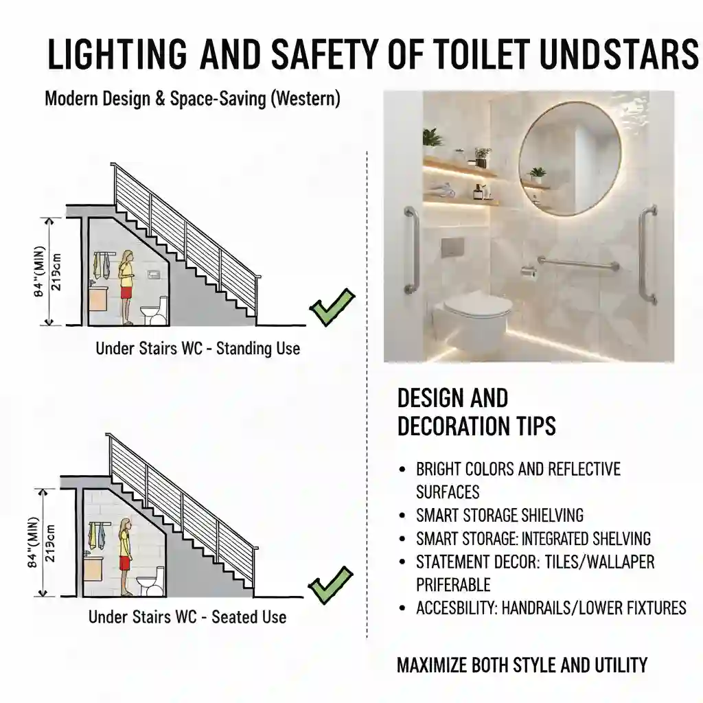 Toilet Under Stairs